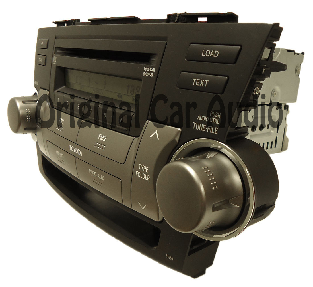 Refurbished TOYOTA Highlander Satellite Radio 6 Disc Changer MP3 CD
