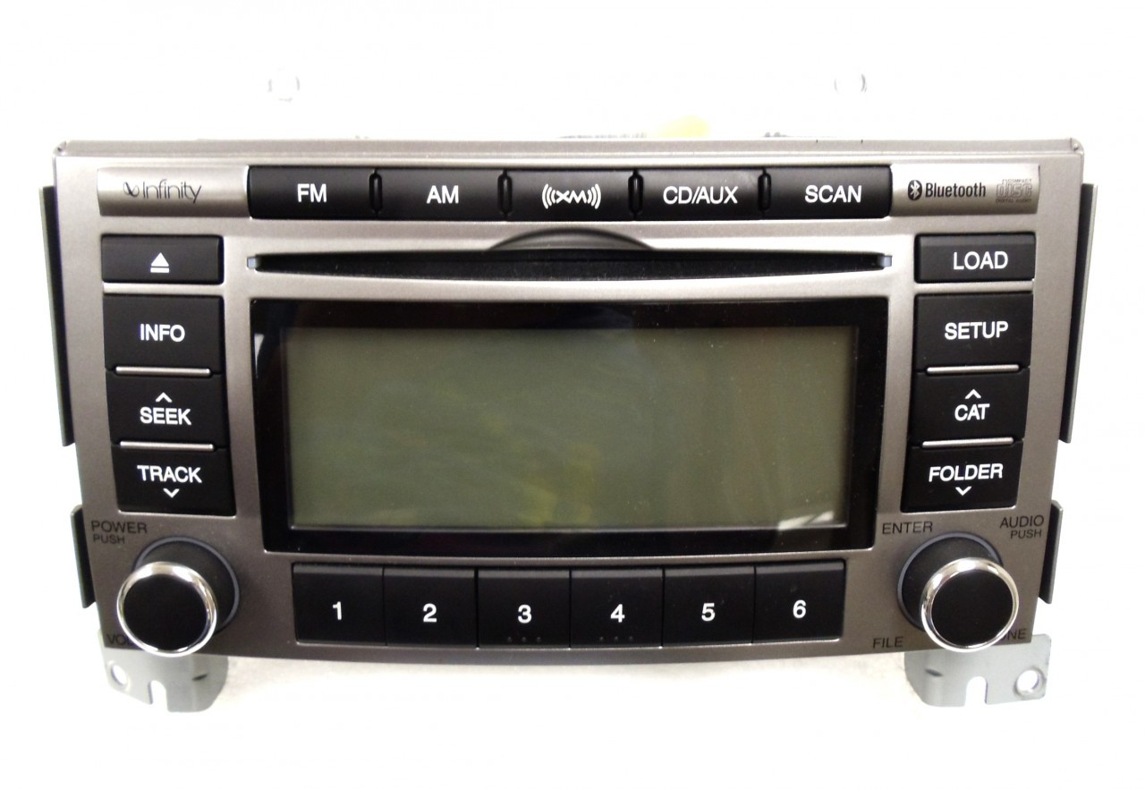 (Hy112U) 09 12 Santa Fe Radio Stereo 6 CD Changer MP3 Player Radio