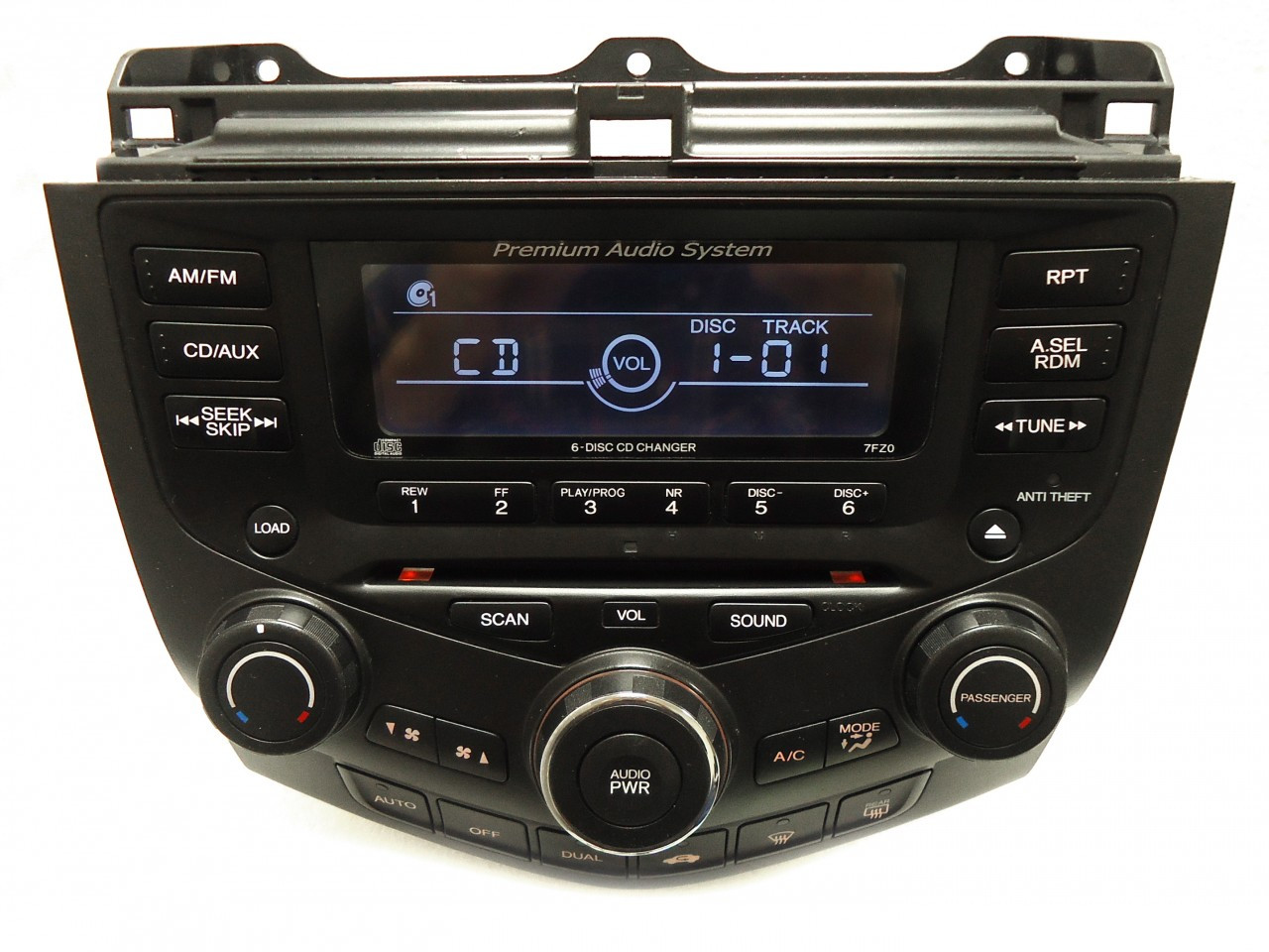 HONDA ACCORD 6 DISC CD RADIO PLAYER CAR STEREO DECODED 2003 2004 2005 2006  2007 Auto & Motorrad: Fahrzeuge LA2710510