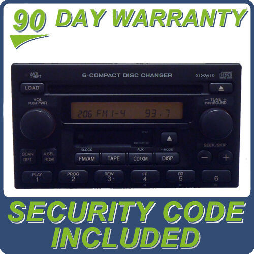 Ho063U) 1TN2 1998 Honda Accord CRV Radio TAPE 6 Disc CD Changer