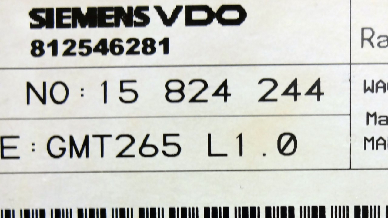 2004 2005 2006 2007 Cadillac SRX CTS Radio CD Player Stereo