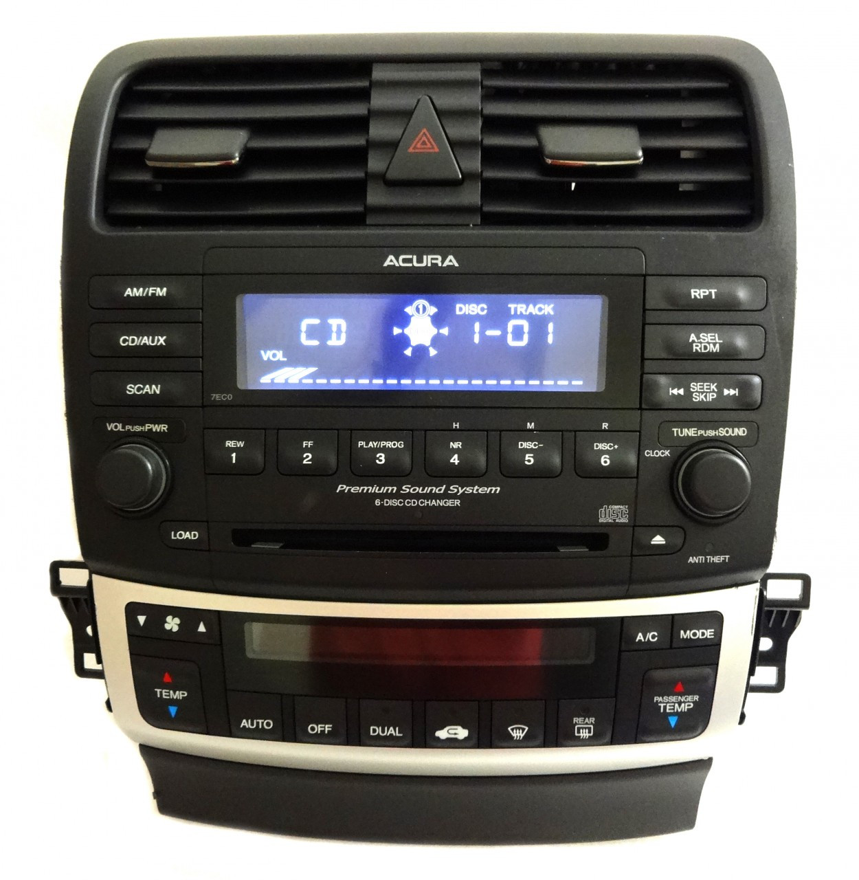 Acura TSX Radio 6 CD Changer Stereo