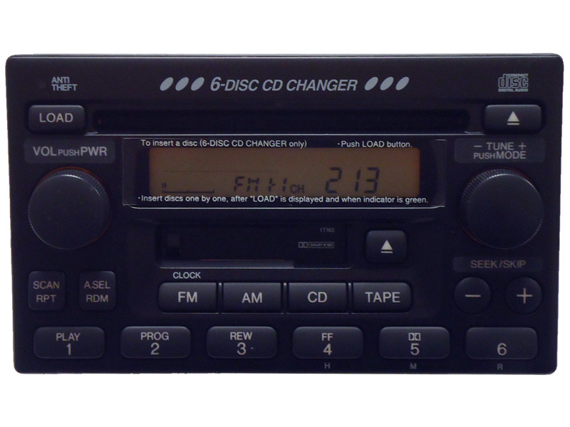 Ho017N) 1TN1 1998 99 2002 Honda Accord Prelude 6 CD Changer Radio