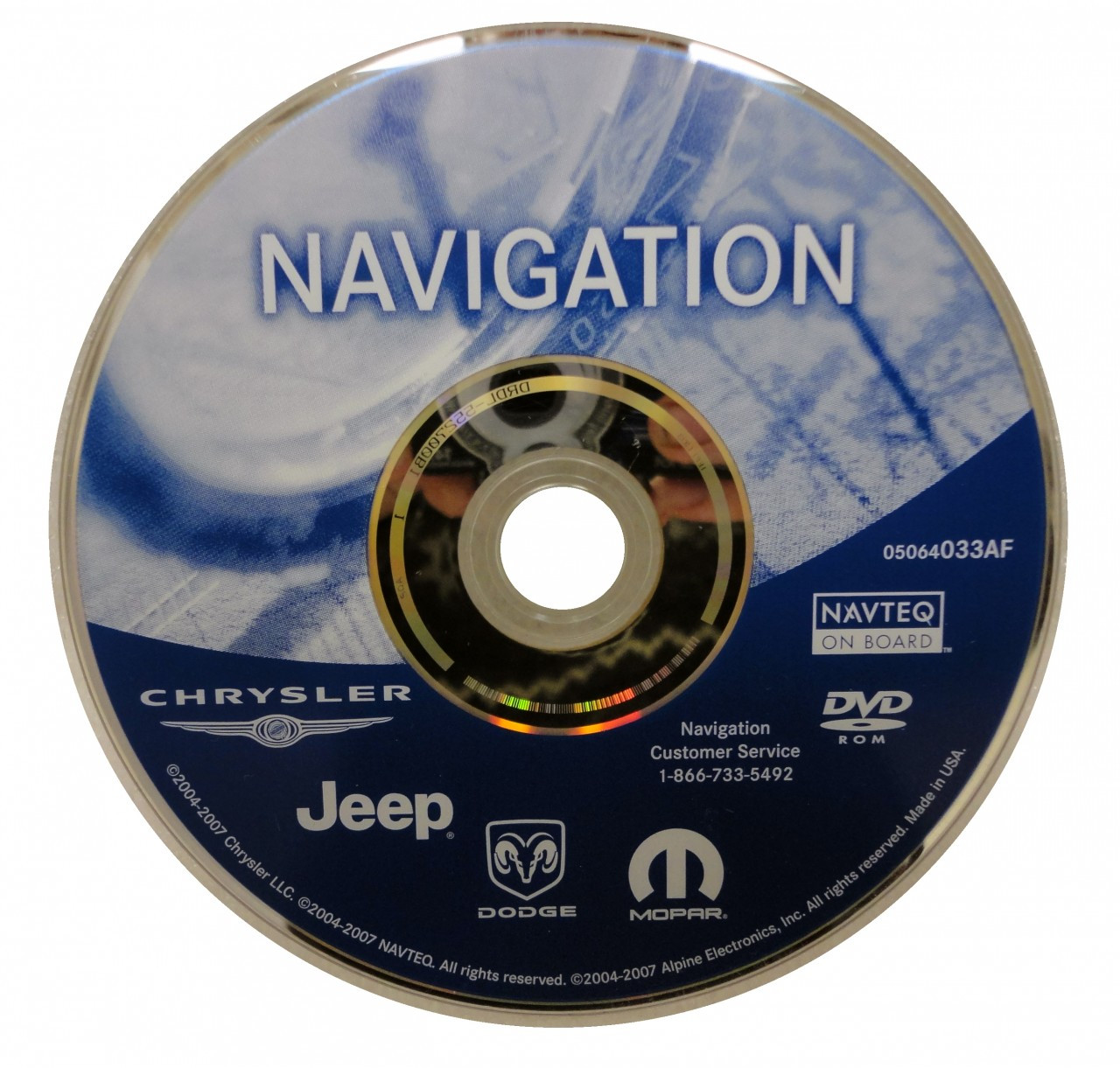 2006 jeep grand cherokee navigation disc