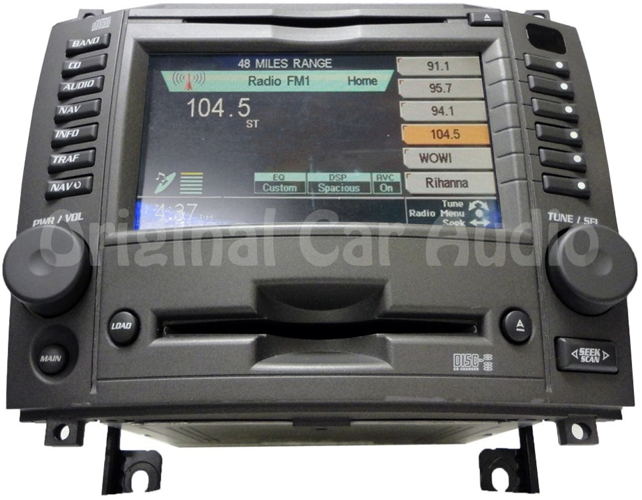 Cadillac navigation DVD MP3 6 disc CD player GPS radio
