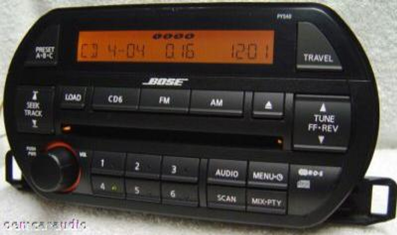 Nissan Altima BOSE Radio 6 Disc CD Changer 28185-3Z720 2002-2004