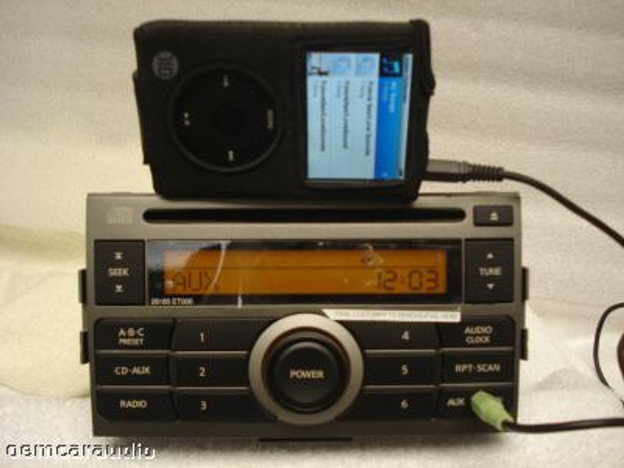 Nissan Sentra Radio CD Player Aux 28185-ET000 2007-2010