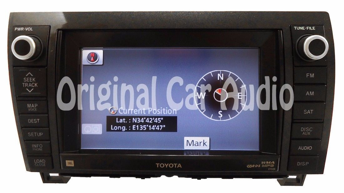 2010 2011 2012 2013 Toyota Sequoia Tundra GPS Radio Screen
