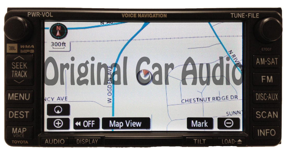 E7007 2004 2011 Toyota Sienna Navigation GPS System Radio