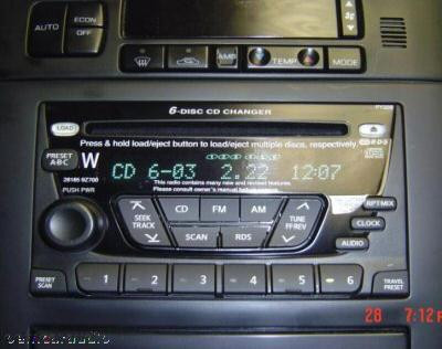 04 Nissan Xterra Frontier Radio Stereo 