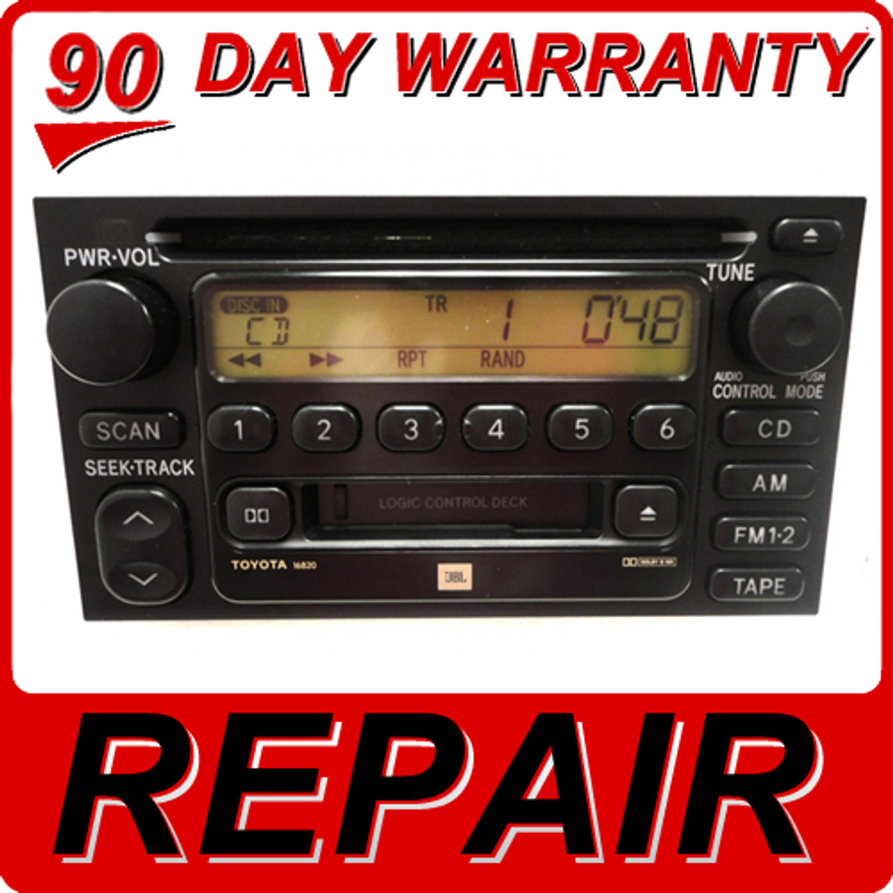 A56815 Toyota Solara Sienna Tacoma Radio Tape CD Player