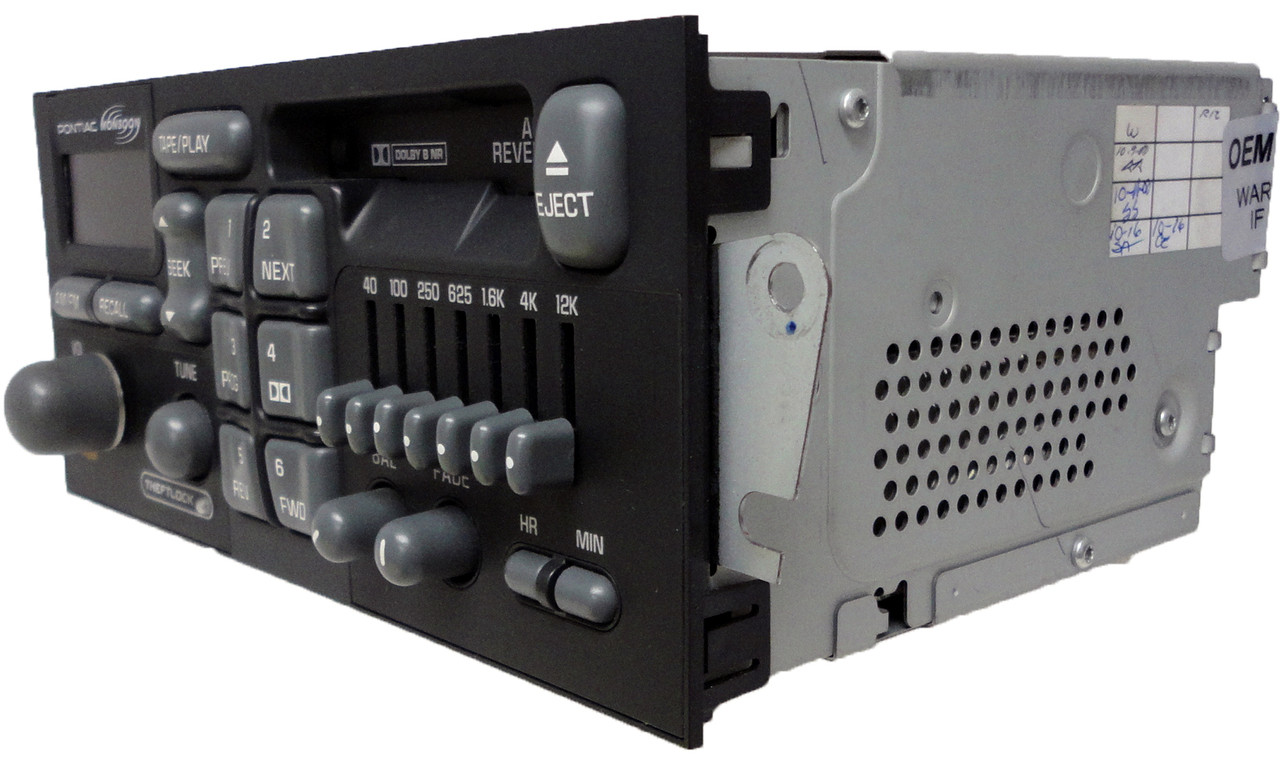 Gm365u 1998 1999 2001 02 Monsoon Stereo Tape Bonneville