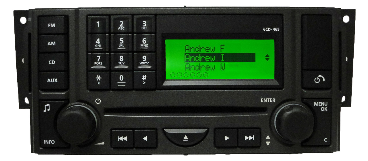 05 06 07 08 09 Land Rover LR3 Radio 6 Disc CD Changer Player