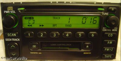 A56814 2000 03 Toyota Celica Echo MR2 Radio Tape CD Player