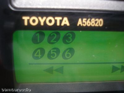 A56820 02 04 Toyota Camry JBL Radio Tape 6 Disc CD Changer