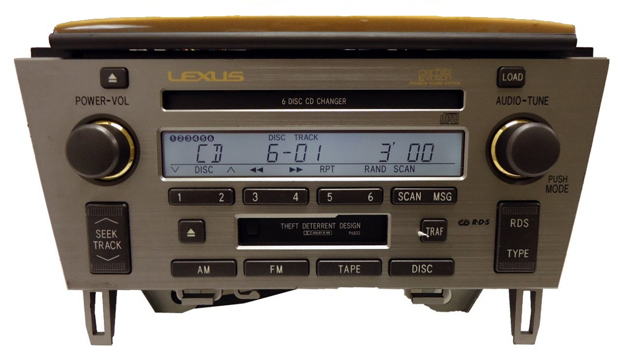 2002 2003 2004 2005 03 04 05 Lexus SC430 Radio Tape Cassette Mark