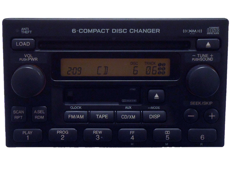 Ho063M) Remanufactured Honda Accord CRV Odyssey Radio TAPE 6 Disc