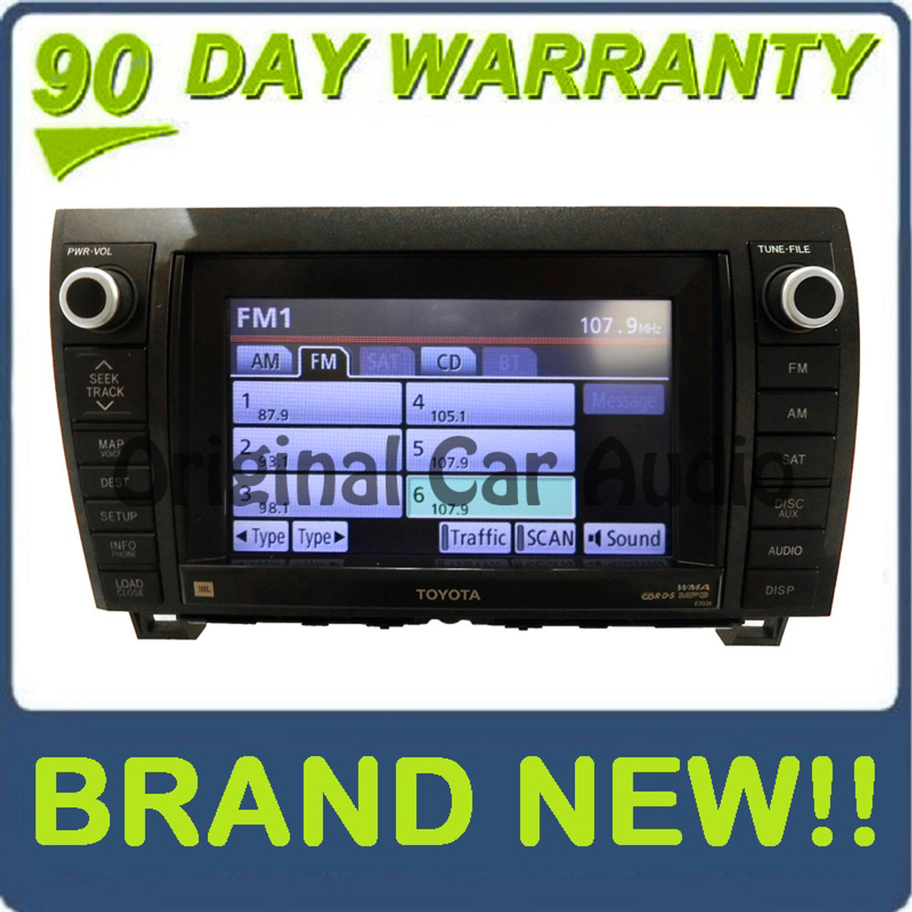 86120 0c330 Brand New Toyota Sequoia Tundra 2010 2011 2012 2013 Gps Radio Screen 86120 0c330 Brand New Toyota Sequoia Tundra 2010 2011 2012 2013 Gps Radio Screen