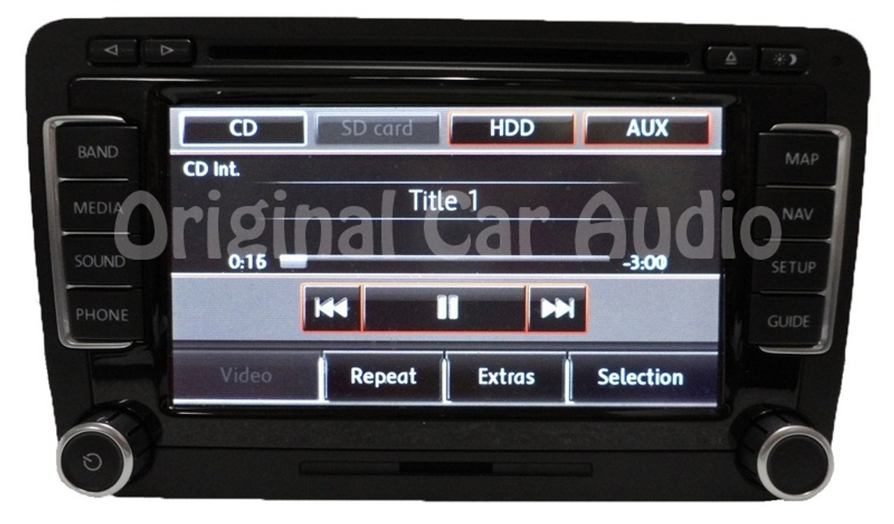 2010 2011 2013 2014 Volkswagen OEM RNS-510 Navigation GPS Touch Screen Radio - CD4Car
