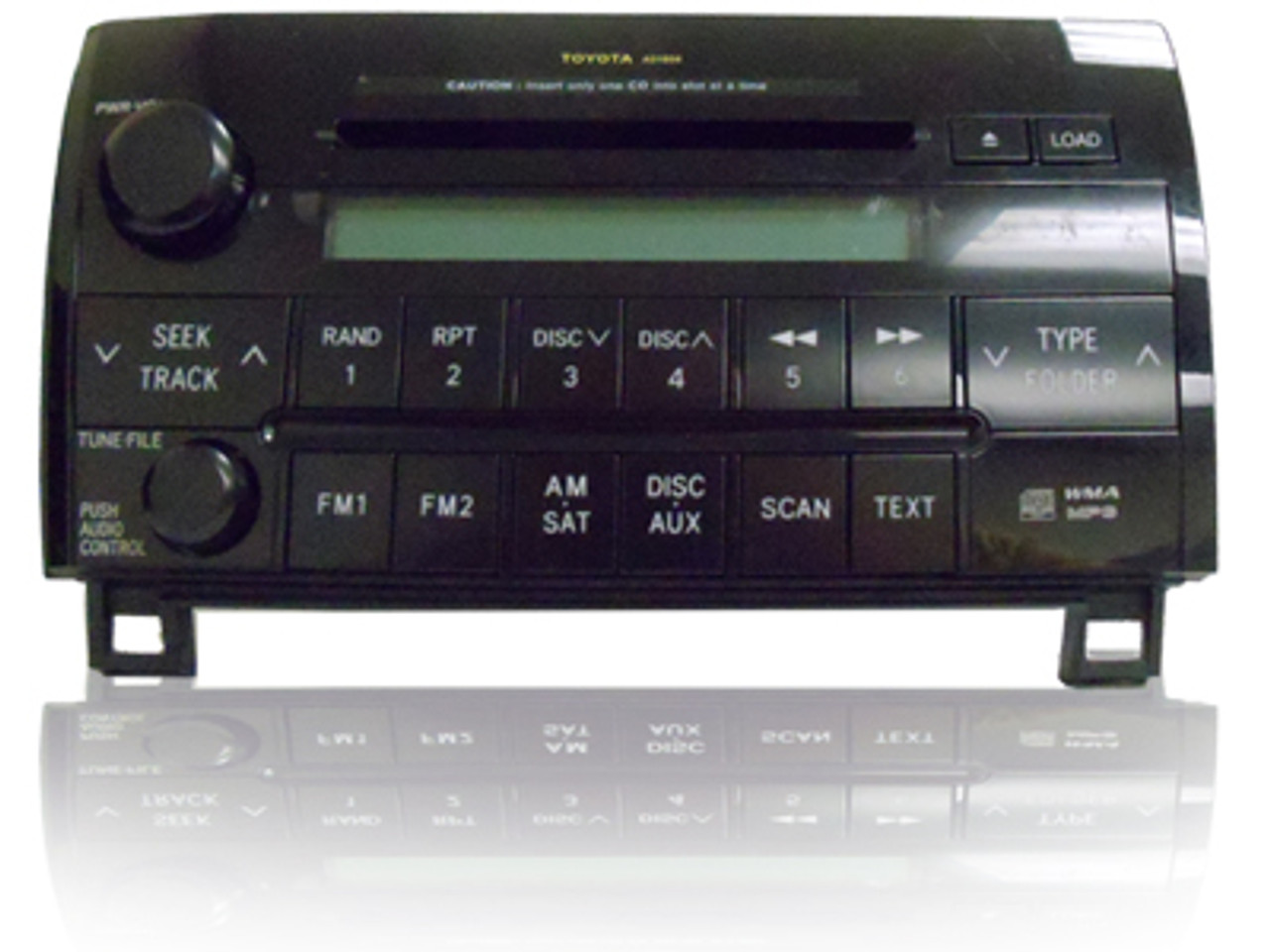 Re-Manufactured 2007 2008 2009 2010 2011 2012 Toyota Tundra Sequoia XM  Radio AUX 6 Disc Changer CD Player 86120-0C201