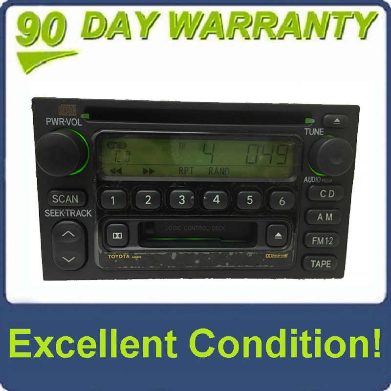 AD6803 2002 03 Toyota Tundra Tacoma Radio Tape CD Player