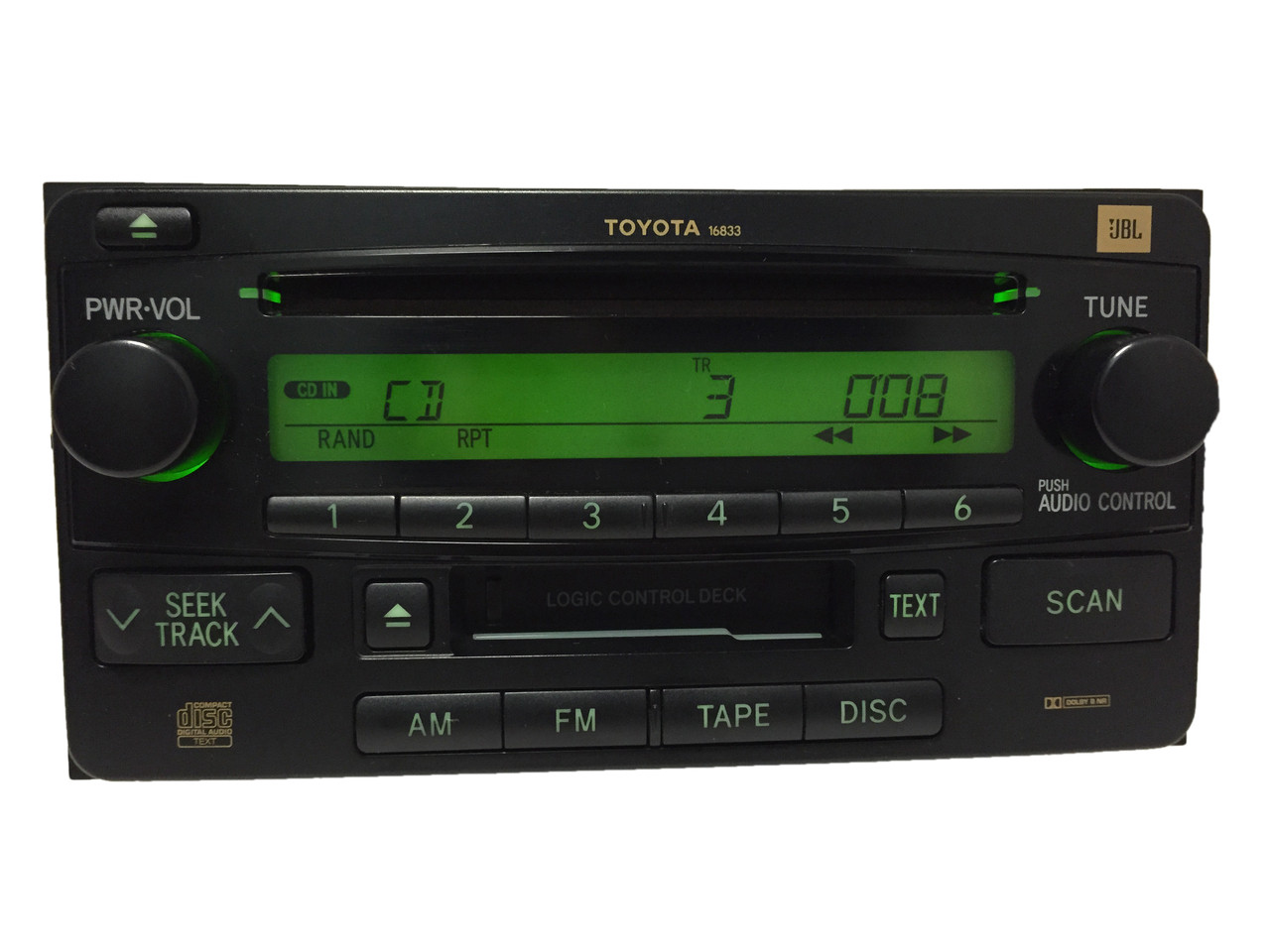 2003 - 2007 TOYOTA CELICA HIGHLANDER Factory OEM JBL Radio Tape CD Player  16833