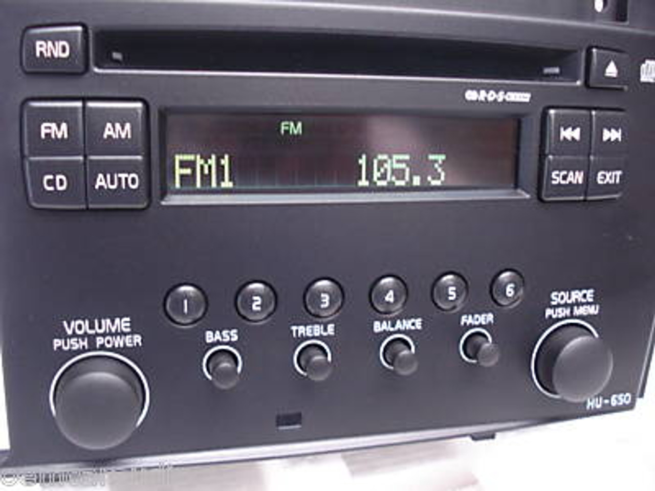 HU650 05 07 Volvo S60 V70 CD Player Radio Stereo Tape Player