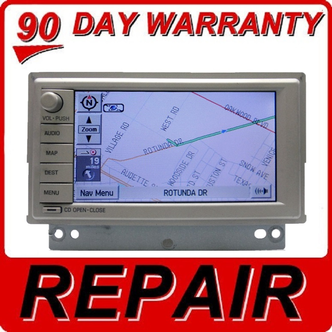 REPAIR Your 03 04 05 06 LINCOLN Aviator Navigator Town Car LS OEM  Navigation Radio Stereo CD Player