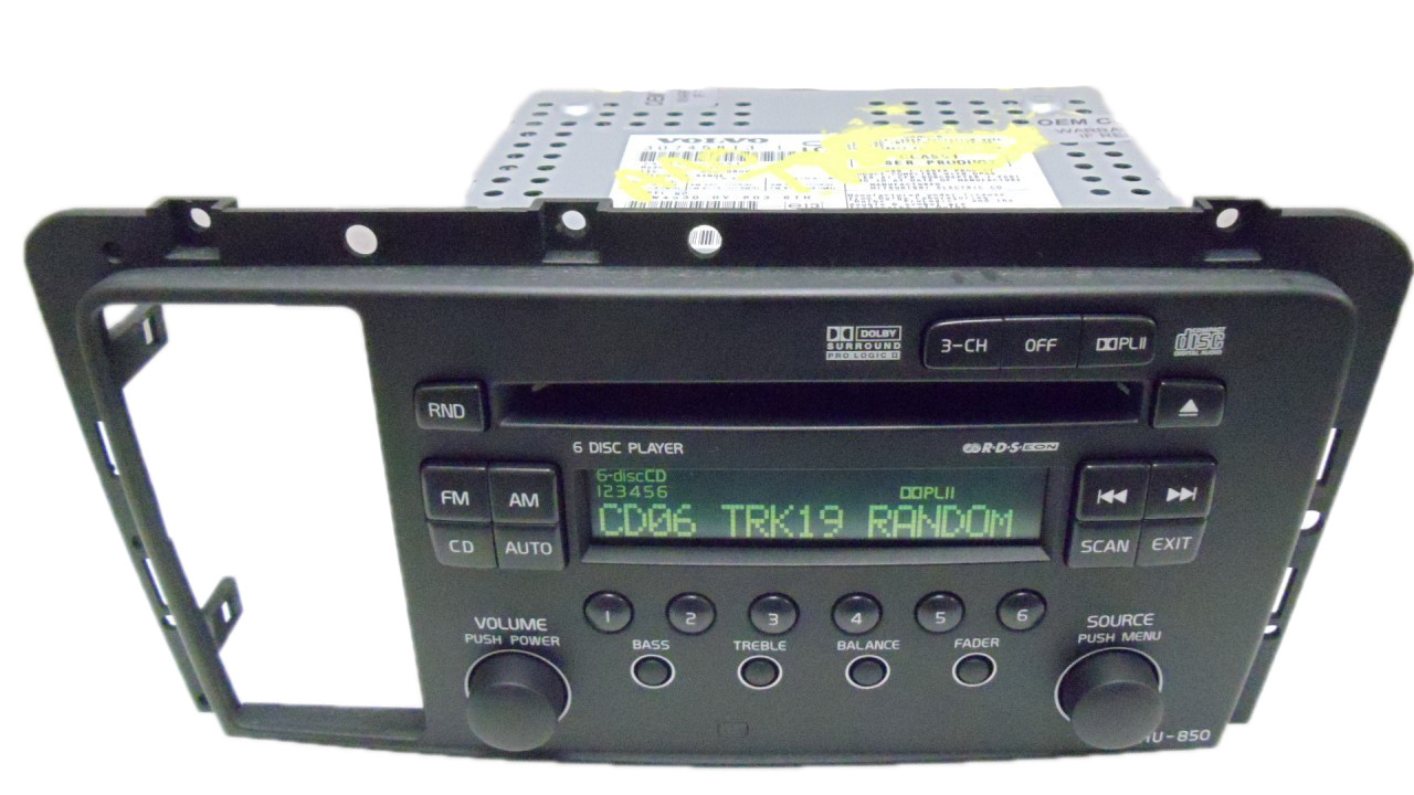 New CD Mechanism HU850 05 08 Volvo S60 V70 Premium Sound Radio