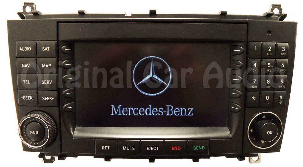 2005 2006 2007 Mercedes-Benz C Class OEM Comand Navigation Radio