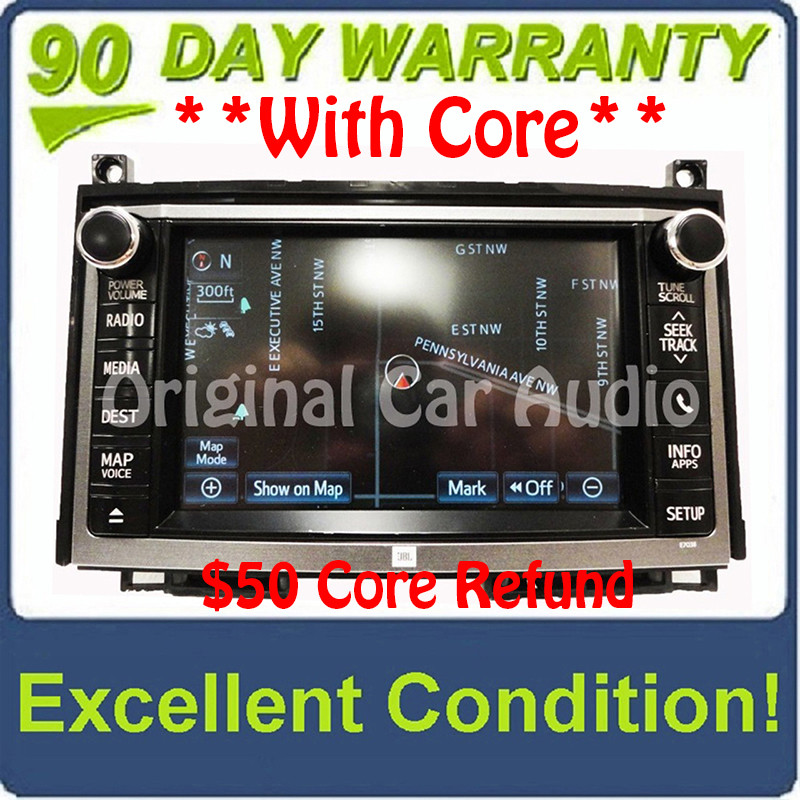 2013 2014 Toyota Venza Navigation GPS JBL Radio AM FM MP3 CD