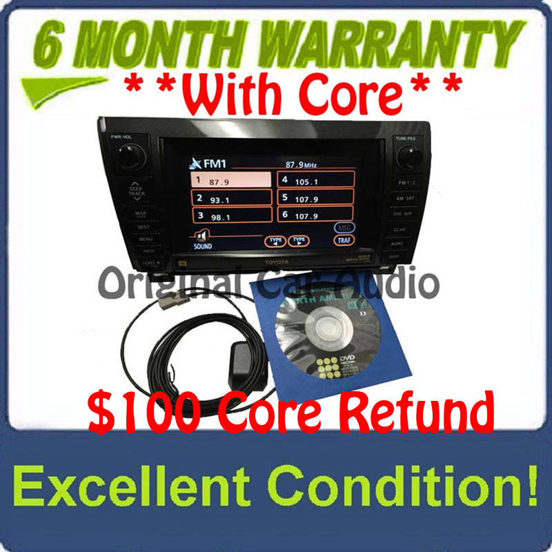 86120-0C330 E7026 TOYOTA Tundra Sequoia JBL Navigation GPS CD player