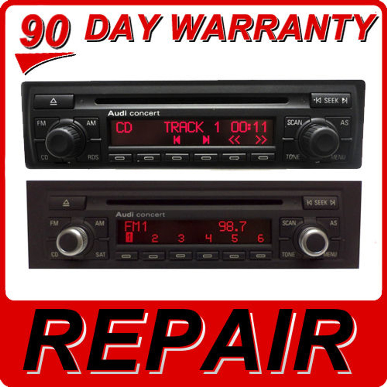 REPAIR Audi A3 A4 A6 A8 S4 S6 TT Radio CONCERT SERIES CD Disc Player  Changer FIX