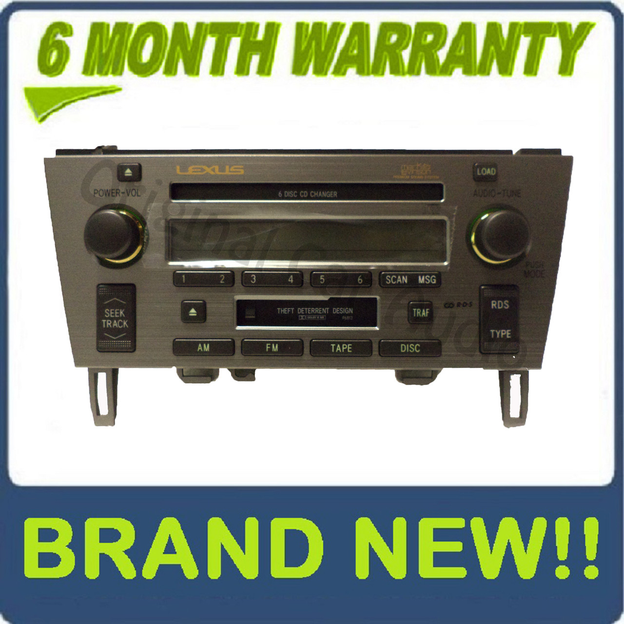 2002 - 2005 Lexus SC430 OEM Radio Mark Levinson radio 6 CD player