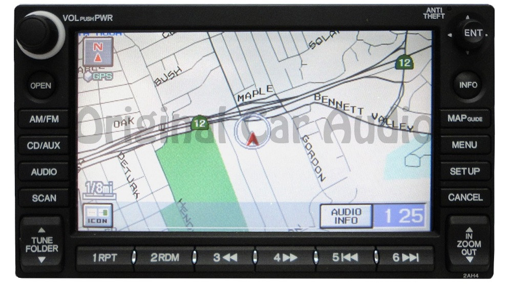 Honda CR-Z Navigation GPS Radio Touch Screen 2AH4 CRV - CD4Car