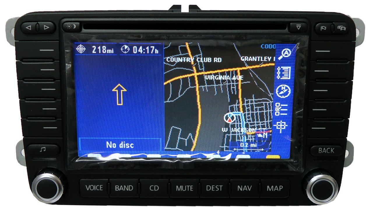 Remanufactured 2005 2006 2007 2008 2009 Volkswagen Jetta Passat Rabbit Golf  GTI EOS Tiguan OEM Navigation GPS Radio Stereo DVD LCD Screen Display