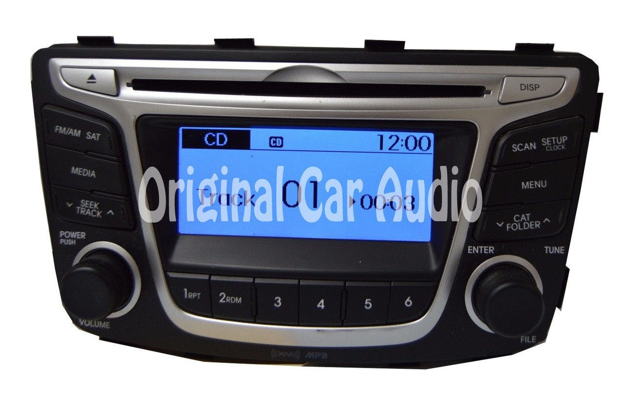 Hy197U) Hyundai Accent Radio Cd player 