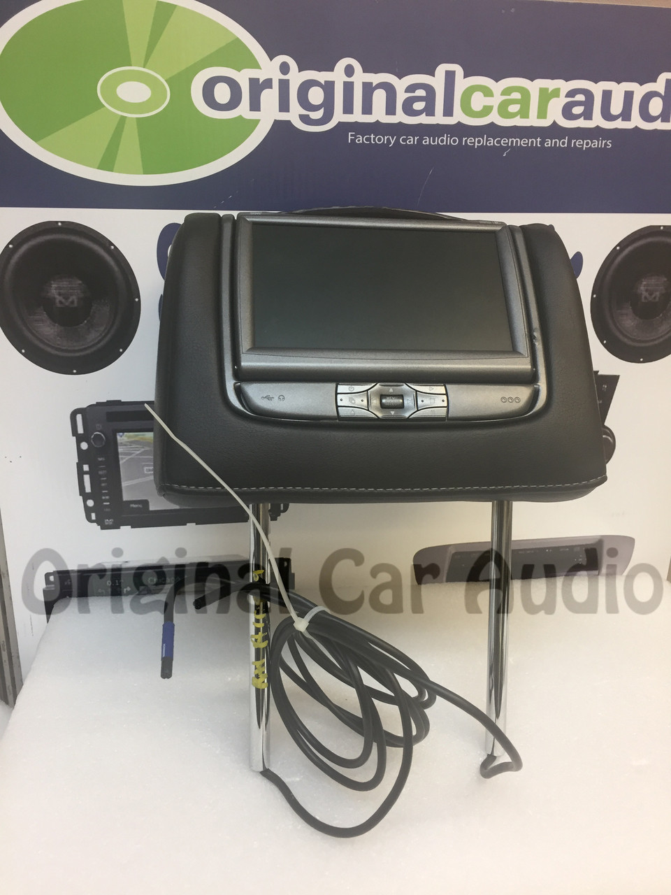 Nissan OEM Factory Headrest B Passenger Monitor DVD Touchscreen