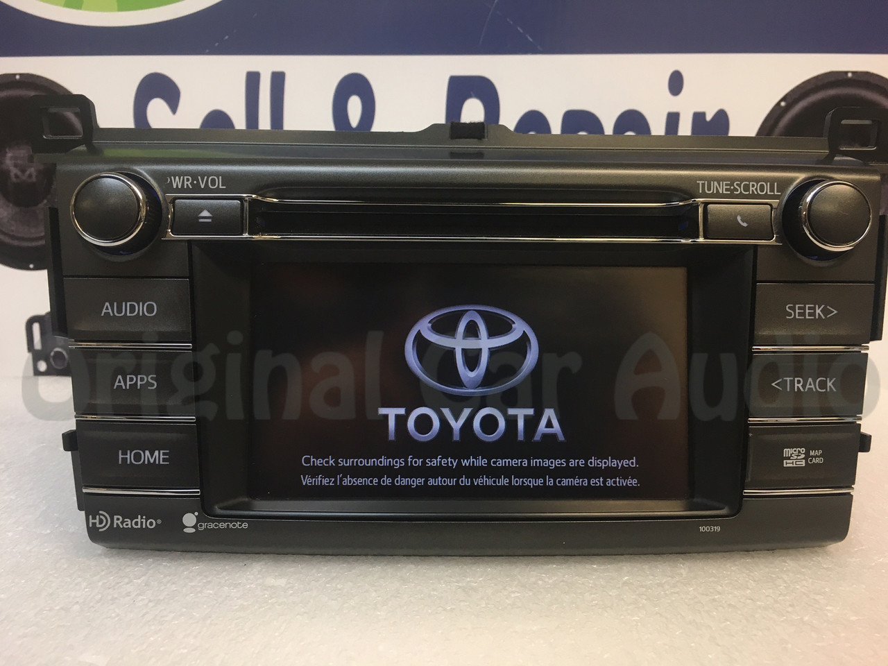 2014 - 2015 Toyota Rav4 GPS Navigation HD Radio Gracenote AM FM SD 100319