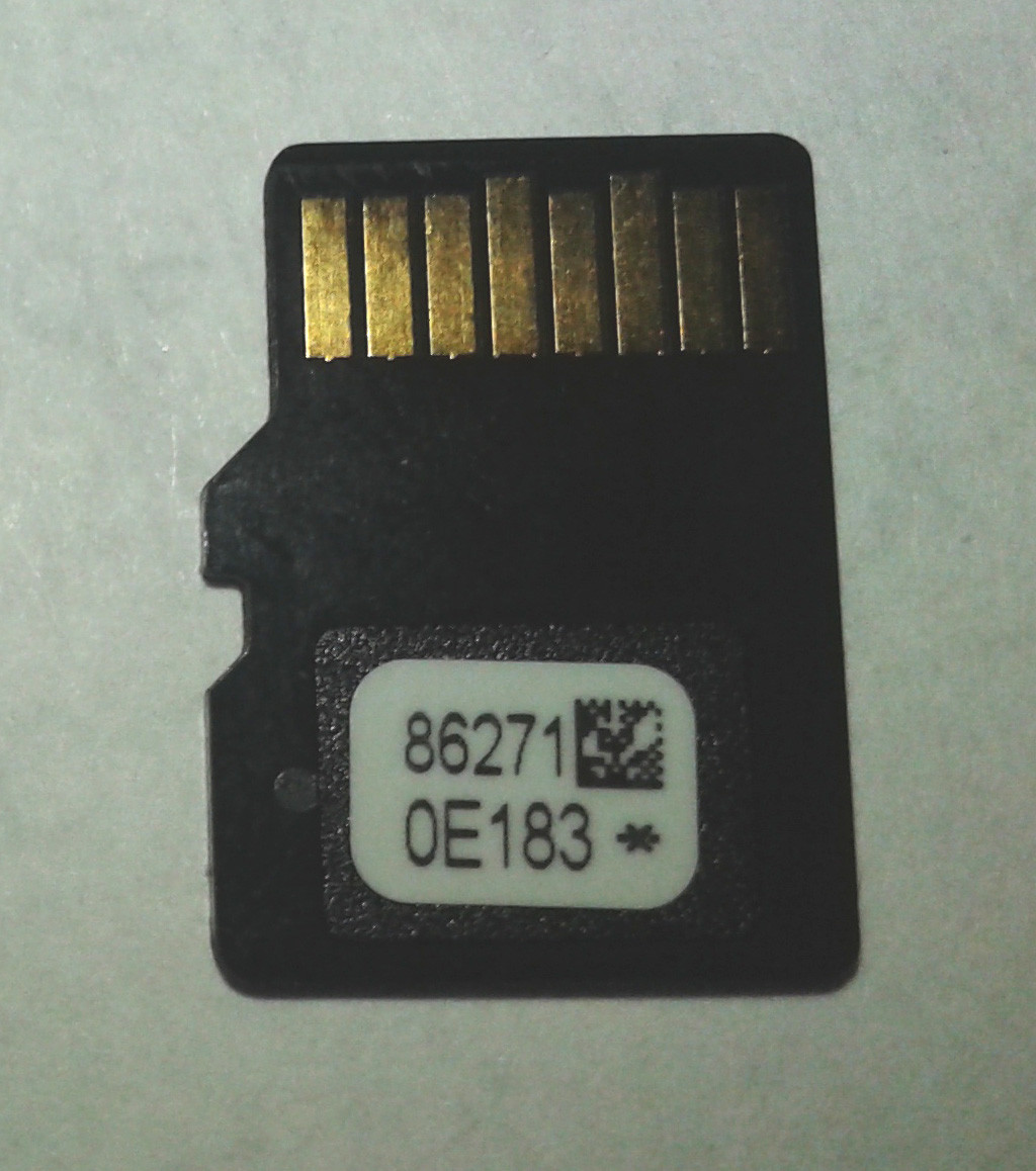 Toyota Mirco SD Card 86271-OE183