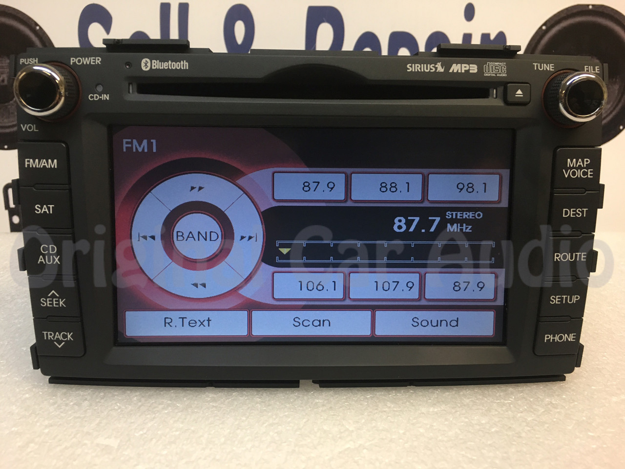 2011 - 2013 Kia Forte Navigation GPS Bluetooth MP3 Single CD 965601M125WK