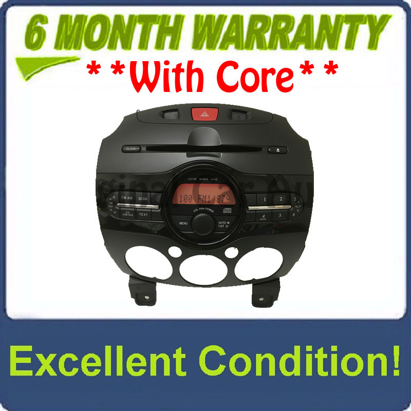 2011 - 2014 Mazda 2 OEM Single CD AM FM Radio DR70 66 9R0 - CD4Car