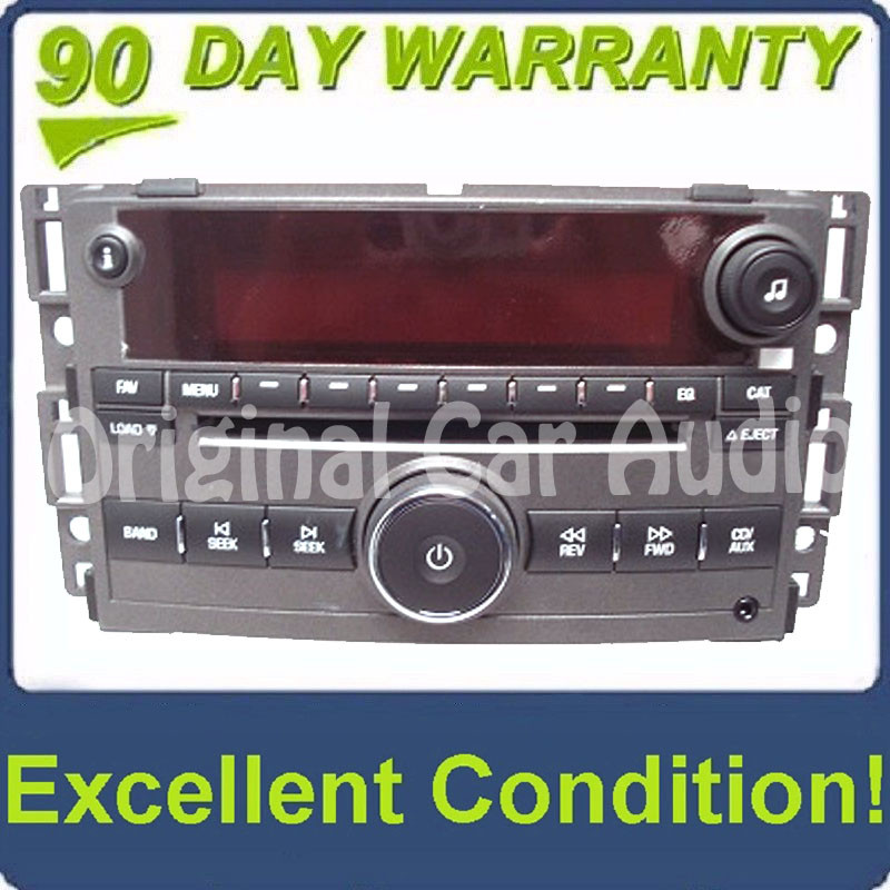 07 08 Pontiac Solstice Radio MP3 Player 6 CD Changer Auxiliary