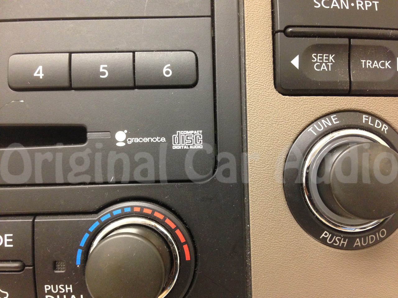 Ni435U FACEPLATE Replacement Nissan Armada Pathfinder BOSE