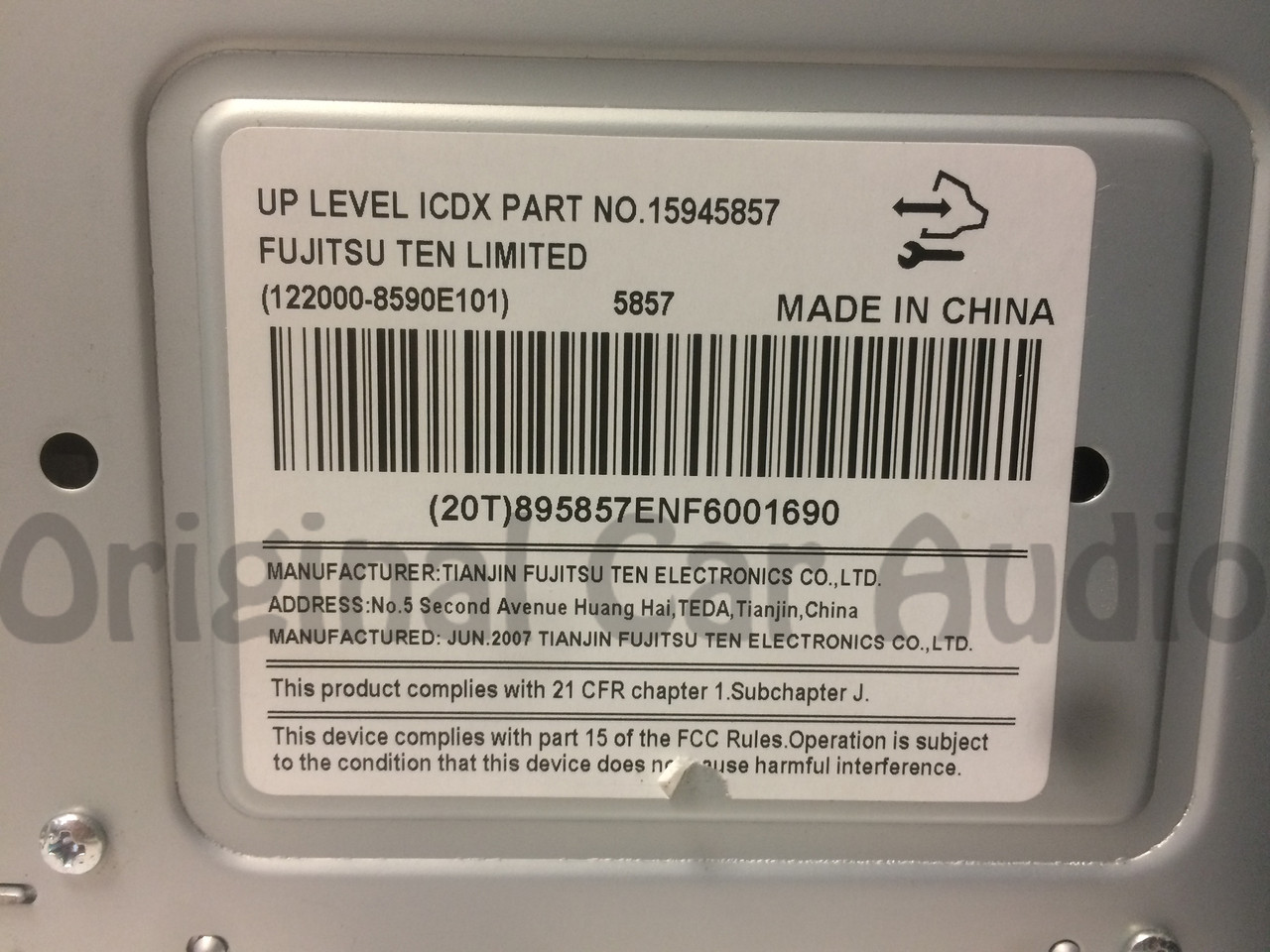 Gm125U) Unlocked 2007 2008 Chevy Chevrolet Pontiac Buick OEM AM FM