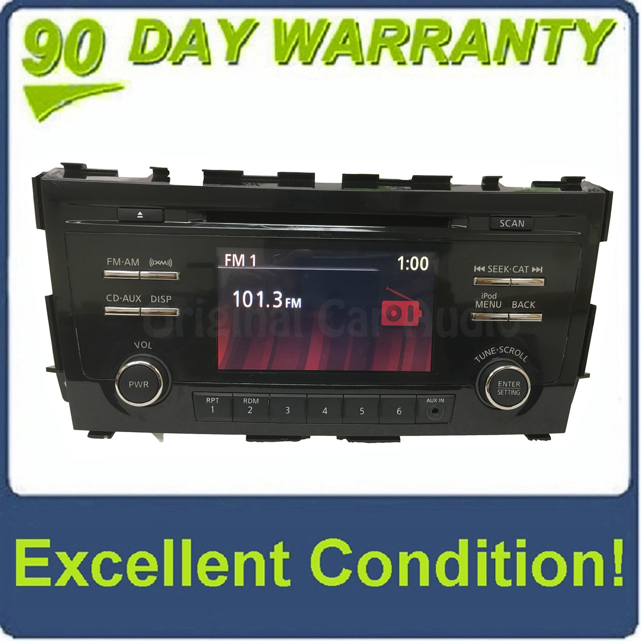 Ni446U) 2013 - 2015 Nissan Altima OEM Single CD AM FM SAT Radio