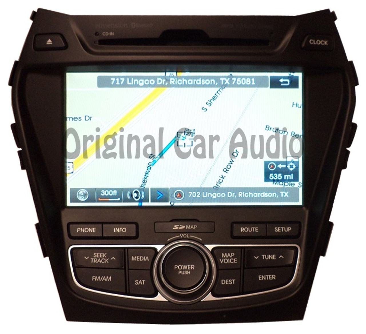 Restored 2013-2014 Hyundai Santa Fe AM FM Radio SXM Bluetooth CD MP3 Player  96170-4Z1004X (Refurbished) 