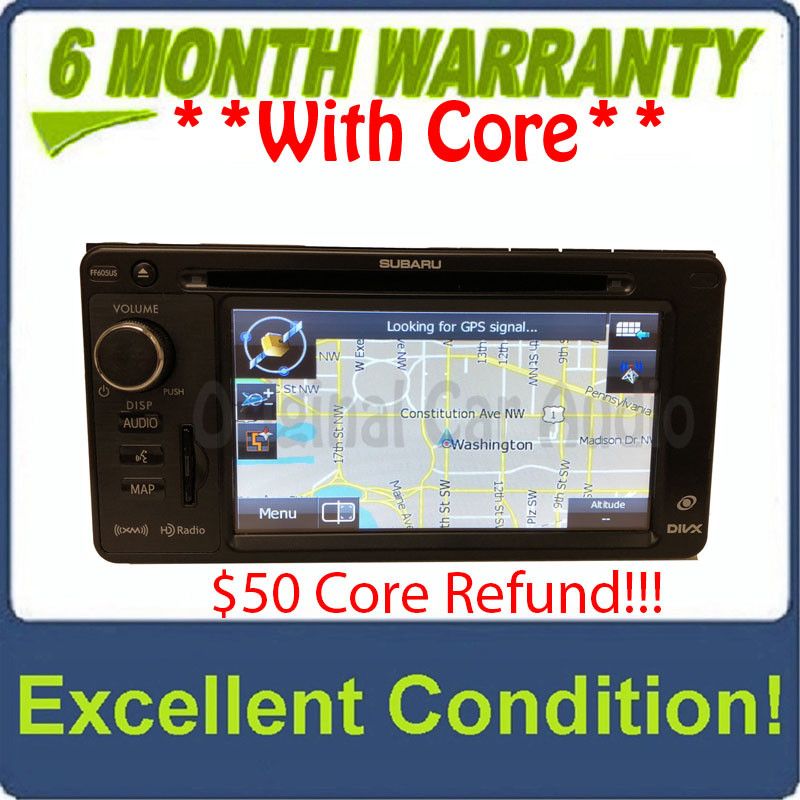 Su147U) 2014 - 2015 Subaru Forester OEM Touch Screen Navigation