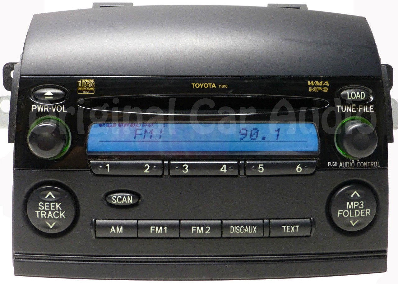 Toyota Sienna Radio Receiver MP3 6 Disc CD Changer OEM