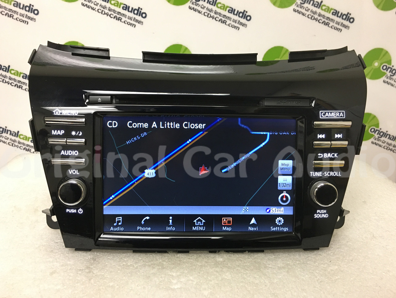 カーナビ Nissan MM515D-L Map2018 DVD CD TV BT USB Nissan MM515D-L